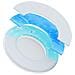 Cuscinetti Di Ricambio Compatibili Con Cuffie Bose Qc45/qc45ii/qc45sc/qc35/qc35ii (2 Pezzi) White - Foto miniatura 2