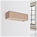 Lampada Da Parete In Ceramica Rigata Taupe Sl. 1887 - Moderno Lampada Da Parete Talpa 10x34x12 Cm - Foto miniatura 2