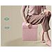 Pouf contenitore rosa con coperchio - Seduta pieghevole | uso quotidiano - Foto miniatura 8