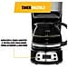 Macchina Caffè, Per 4-6 Tazze, Funzione Keep Warm, Spegnimento Automatico, Sistema Antigoccia, Filtro Dell'acqua Rimovibile, Senza Bpa, Parti Lavabili In Lavastoviglie - Foto miniatura 4