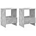 Scaffale per riviste 2 pcs Grigio cemento 35 x 30 x 45 cm - Foto miniatura 1