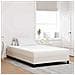 Materasso da Letto con materasso Crema 120 x 190 cm Tessuto - Foto miniatura 2