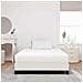Materasso da Letto con materasso Crema 120 x 190 cm Tessuto - Foto miniatura 3