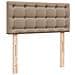Letto Pouf con Materasso Cappucino 90x200 cm Similpelle - Foto miniatura 9