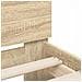 Struttura del letto Sonoma 152 x 203 cm Legno multistrato - Foto miniatura 9