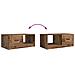Tavolino da salotto Legno antico 90 x 50 x 37 cm - Foto miniatura 9