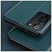 Custodia In Eco Pelle View Elegante Con Copertura Pieghevole E Funzione Supporto Per Xiaomi Redmi K40 Pro + / K40 Pro / K40 / Poco F3 Arancione - Foto miniatura 3