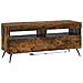 Mobile TV LED Rovere Fumo Legno ingegnerizzato - Foto miniatura 1