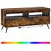Mobile TV LED Rovere Fumo Legno ingegnerizzato - Foto miniatura 3
