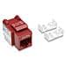IWP-MD C5E / RED - Frutto Keystone RJ45 Cat5e UTP Rosso - Foto miniatura 1
