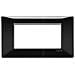 Placca 4 Moduli Nero Plana 14654.05 - Foto miniatura 1