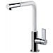 Miscelatore Monocomando Neptune Evo con Doccetta Estraibile Colore Cromo / Bianco - Foto miniatura 2