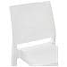 Sgabello Bar Maya Impilabile in Polipropilene I Sgabello Outdoor con Schienale I Sedia Sgabello Alta in Plastica Alt. 75 CM Bianco - Foto miniatura 4