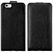 Custodia Compatibile Con Apple Iphone 6 / Iphone 6s In Nero Di Notte - Coperchio Protettivo In Design Flip Con Chiusura Magnetica - Foto miniatura 2