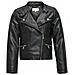 Kids Only Konfreya Faux Leather Biker Giubbotto - Bambina Cm 140 - Foto miniatura 1