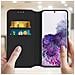 Custodia Samsung Galaxy S20 Plus Portacarte Funzione Supporto Similpelle Nero - Foto miniatura 2