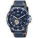 Orologio Da Uomo In Pelle Me3149 Crewmaster Sport Automatic Blu - Foto miniatura 1