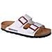 Sandalias Bios Doble Hebilla, Donna, Bianco, Le Ciabatte, Numero: 36 Eu - Foto miniatura 1