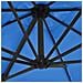 Ombrellone A Sbalzo Con Palo In Acciaio 250x250 Cm Azzurro - Foto miniatura 2