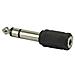 99305 6.3mm M 3.5mm F Nero cavo di interfaccia e adattatore - Foto miniatura 1