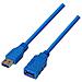 10.01.0902-BL, 3.0 (3.1 Gen 1) , USB A, USB A, Maschio / femmina, Blu, Foglio di alluminio Mylar - Foto miniatura 3
