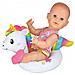 Bambole Fascia Da Bagno Unicorno Ragazze 28-35 Cm Bianco - Foto miniatura 3