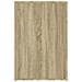 Scrivania Rovere Sonoma 100x49x75 Cm In Legno Multistrato - Foto miniatura 4