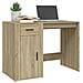 Scrivania Rovere Sonoma 100x49x75 Cm In Legno Multistrato - Foto miniatura 6