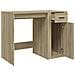 Scrivania Rovere Sonoma 100x49x75 Cm In Legno Multistrato - Foto miniatura 8