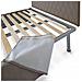 Letto Piazza E Mezza Clea, Set Testata In Ecopelle Con Rete Ortopedica E Mantovana, 100% Made In Italy, Adatto A Materasso Da Cm 120x190, Tortora - Foto miniatura 3