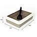 Lettiera Toilette Per Gatti Rettangolare 44x34x11cm Con Paletta Mod 700092 Beige - Foto miniatura 4