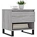 Tavolini Salotto 2pz Grigio Sonoma 50x46x50cm Legno Multistrato - Foto miniatura 3