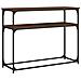 Tavolo Consolle Rovere Marrone 100x35,5x75 Cm Legno Multistrato - Foto miniatura 2
