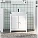 Mobile Lavabo Da Bagno Berg Bianco 60x34x59 Cm Massello Pino - Foto miniatura 1