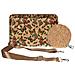 Pochette In Sughero, Collezione Natureprint, Chiusura A Zip - Foto miniatura 1