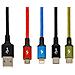 Universal 4 in 1 charging cable I-BOX USB IKUM4W1 - Kabel cavo USB 1,2 m Micro-USB A 2 x USB C Multicolore - Foto miniatura 4