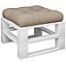 Cuscino Per Pallet Tortora 60x60x12 Cm In Tessuto - Foto miniatura 3