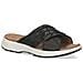 Black Casual Open Slippers Ciabatte Pelle Scarpe Donna Nero Eu 36, 9-27206-28-040 - Foto miniatura 2