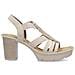 Beige Casual Open Sandals Sandali Sintetico E Tessile Scarpe Donna Beige Eu 40, 67526-62 - Foto miniatura 2
