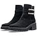 Paris Booties Stivaletti Pelle Scamosciata /nabuk Scarpe Donna Nero Eu 40, 12-21531-11 - Foto miniatura 3