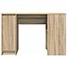 Scrivania Rovere Sonoma 120x42x76 cm in Legno Multistrato - Foto miniatura 3