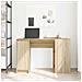 Scrivania Rovere Sonoma 120x42x76 cm in Legno Multistrato - Foto miniatura 8
