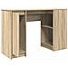Scrivania Rovere Sonoma 120x42x76 cm in Legno Multistrato - Foto miniatura 9