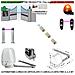 Automazione Cancello Kit Motore A Braccio Articolato 220/24 V Anta Da 0,5 A 2,5 Mt Centrale 3 Radiocomandi Faro Selett - Foto miniatura 1