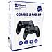 PS4 KIT 2 CONTROLLER WIRELESS BLUETOOTH BLACK - Foto miniatura 2