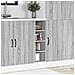 Armadio Inferiore “Riga” Grigio Sonoma 20x44,5x81,5 cm - Foto miniatura 9