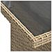 Set di divani da giardino  11 pezzi con cuscini in polyrattan beige, Divano da giardino a 2 posti  con cuscini in polyrattan beige - Foto miniatura 8