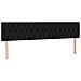 Giroletto a Molle con Materasso Nero 120x190 cm in Tessuto - Foto miniatura 7