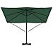 Ombrello a Sbalzo Verde 286x285x265 cm Alluminio - Foto miniatura 5