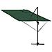 Ombrello a Sbalzo Verde 286x285x265 cm Alluminio - Foto miniatura 8